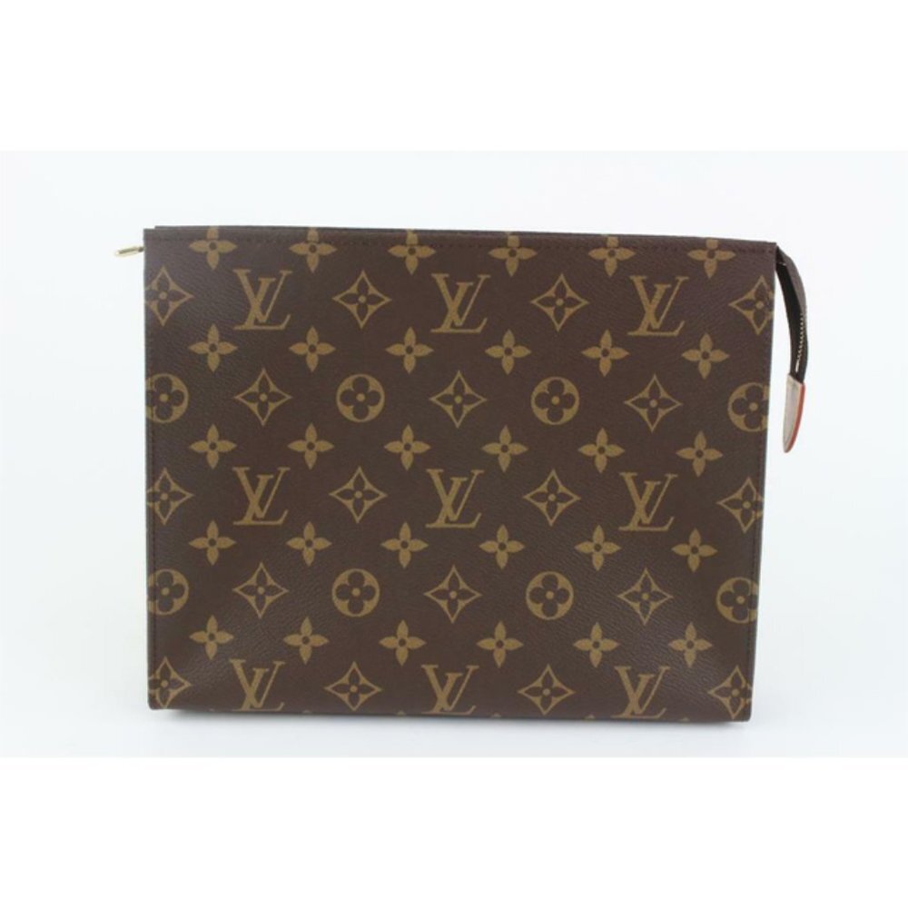 Louis Vuitton Discontinued Monogram Toiletry Pouch 26 Cosmetic Case 1LK1118